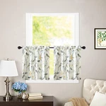 Vogol Short Kitchen Curtains, 24 Inch Length Grey Small Window For B... New. Price: $28.38.