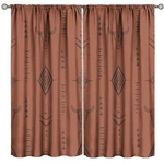 Nanacur Western Bull Skull Blackout Curtains Boho Aztec Vintage New. Price: $40.33.