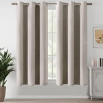 Lcoomzen 2 Panels Linen Full Blackout Curtains Bedroom Thermal Insulated W37XL64 New. Price: $38.38.