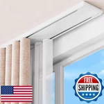 Double Row Curtain Track Ceiling Mounted, Silent Heavy Duty System New. Price: $82.97.