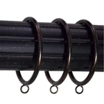 Antique Bronze Steel Curtain Rings With Grommet For 2 In. Dia Pole (set Of 7) New. Price: $36.43.