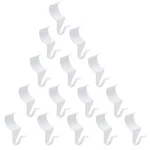 24 Pack No-hole Needed Vinyl Siding Hooks, White Hangers Metal C... New. Price: $9.63.