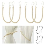 Bel Avenir Curtain Rope Tiebacks, Drapery Holdbacks With 4 Metal Screw New. Price: $16.99.