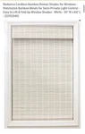 Radiance Cordless Bamboo Roman Shades For Windows- 33.5" W, 64" **set Of 3** New. Price: $65.00.