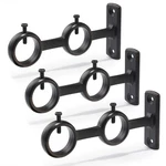 Goowin Curtain Rod Bracket, 3 Pcs Double Holder, Brackets New. Price: $15.79.