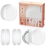 Labphant Shower Curtain Weights, Never Rust 0.4"W X 1.8"L (pack Of 8), White New. Price: $27.20.
