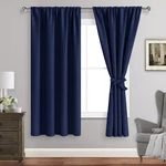 Jiuzhen Blackout For Bedroom/living - Light Blocking Curtains, Used. Price: $6.99.