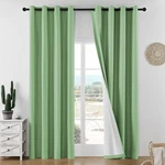 Joydeco Linen Blackout Curtains For Bedroom 90 Inches Long Grommet Heavy Duty... New. Price: $34.31.