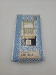 Salem Kitchen Curtain - Light Blue W/lace Trim 36" Lorraine Home Fashions New. Price: $10.17.