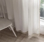 Bclbuste Boho Curtains Semi-blackout Window 84 Inch 2 Pannels For Living Room, New. Price: $30.00.