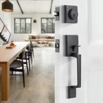 Natsukage Front Door Handle Set Heavy Duty Entry Lock Matte Black En... New. Price: $58.65.