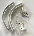 Lot Of 2 Ikea Vidga Corner Piece Single Track 3/4" Connector Rail Open. Price: $16.90.