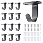 12PCS Stainless Steel Under-shelf Coat With Screws Mount Ceiling Hooks New. Price: $16.20.