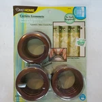 Dritz Home Curtain Grommets 9/16 Inner Diameter Plastic Copper 8/PKG #44370 Open. Price: $16.00.