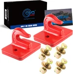 2 Pack 3/8-IN Bolt On Grab Hook Mount With Backer Plate Grade 70 Forge New. Price: $55.99.