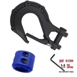 3/8" Winch Hook With Cable Stopper - Grade 70 Safety Steel Max 37478 Lbs Blue New. Price: $37.25.
