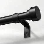 Heavy Duty Curtain Rods For Windows 66 To 120 INCH,1 Adjustable Black New. Price: $28.95.
