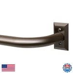 Hei! Dear Bronze Curtain Rods Heavy Duty Wrap Around For Windows 48 New. Price: $31.98.