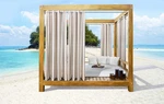 Seaside Stripe Indoor/outdoor Grommet Curtain Panel - Pair Each 50" X 108" In... New. Price: $32.25.