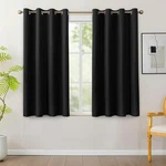 Bonzer 100% Blackout Curtains 4 Panels - Grommet Room Darkening Window Drapes New. Price: $59.30.
