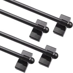 Multi-use Adjustable Magnetic Curtain Rods For Doors, 9-16INCH, BLACK-4PCS New. Price: $35.94.