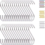 Evanda Hooks For Hanging Pack Of 30, Heavy Duty Stainless Steel Metal Mutil Pu New. Price: $12.46.