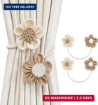 Srg Rope Curtain Tiebacks 2 Pack Sunflower Boho Simple Elega New. Price: $23.87.