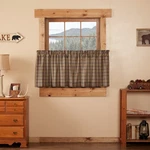 Wyatt Tier Set 24X36 Country Cottage Farmhouse Cotton Plaid Khaki Moss Green Vhc New. Price: $28.86.