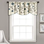 Lush Decor Royal Garden Valance Floral Window Kitchen Curtain (single), 42 X New. Price: $73.52.