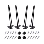 Msobaiw Hairpin Legs 16 Inch Set Of 4, Diy Metal Table Furniture Le... Fast Ship New. Price: $31.99.