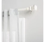 Exclusive Home Marquise 1" Curtain Rod And Coordinating Finial Set, Matte Whi... Open. Price: $29.99.