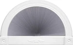 36IN Arch Blackout Pleated Shade For Window Half Circle Grey White By Luckup New. Price: $33.94.
