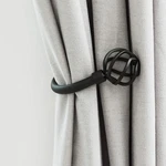 Geometric Industrial Curtain Holdbacks 2PCS, Solid Cast Iron Heavy Duty Curta... New. Price: $23.61.