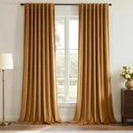 Topfinel Room Darkening Velvet Curtains 96 Inch Long, Soundproof Floor Cei... New. Price: $56.73.