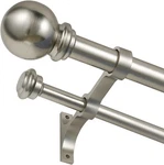 Double Curtain 84 To 120 Inch, Adjustable Drapery Rods ... New. Price: $66.94.