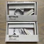 New Lot Of Ikea Betydlig White Curtain Rod Holders 302.198.89 Bracket Sets. Price: $10.95.