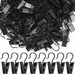 Teenitor Pack Small Curtain Clips Hooks For Outdoor 100PCS, Black New. Price: $24.99.