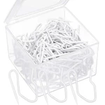 Shappy 120 Pack Drapery Hooks 1.2 X Inch/ 3 Cm 2.4 (h W), White New. Price: $20.44.