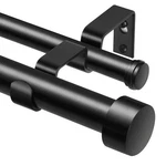 Kamanina Double Curtain Rods 66 To 120 Inches (5.5-10 Feet), Heavy Dut... New. Price: $49.82.