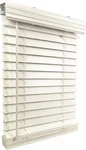 Us Window &floor 2" Faux Wood 28.75" 60" H Inside Mount Cordless Blinds Open. Price: $34.95.
