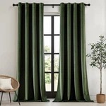 Emema Velvet Curtains 84 Inch Length 2 Panels Set, Olive Green Elegant Blacko... New. Price: $37.82.