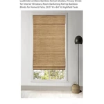 Lazblinds Cordless Bamboo Roman Shade Light Filtering Highfield Teak 28.5 X 64 New. Price: $29.48.