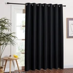 Nicetown Blackout Sliding Glass Door Curtain For Living Room Extra Wide, Grom... New. Price: $41.85.