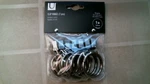 Umbra 244701-480 1" Clip Rings, Pewter, Ct. Free Shipping New. Price: $10.00.