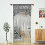 2 Pcs Macrame Lace Door String Curtain For 35"W X 79"L (pack Of 1), Grey New. Price: $25.05.