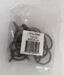 Lot Of 14 Ivilon Drapery Eyelet Curtain Rings 1.7" Antique Brass Finish 43MM New. Price: $11.85.