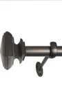 Lot Of 2-DECOPOLITAN Square Curtain Rod Set 36 72INCH Toasted Copper Nip New. Price: $39.99.