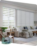Yoolax Motorized Blinds With Remote, Electric Zebra For Indoor Windows... New. Price: $280.84.