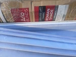 2 Arlo Blinds Thermal Room Darkening Fabric Roman Shades Size: 36.5" X 60" New. Price: $28.00.