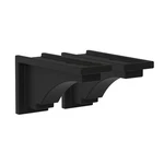 Mayne Inc Fairfield Decorative Brackets 2-PACK Plastic Black Standard 5856-B New. Price: $82.55.